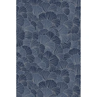 Katie Hunt Royal Blue Petals Wall Mural