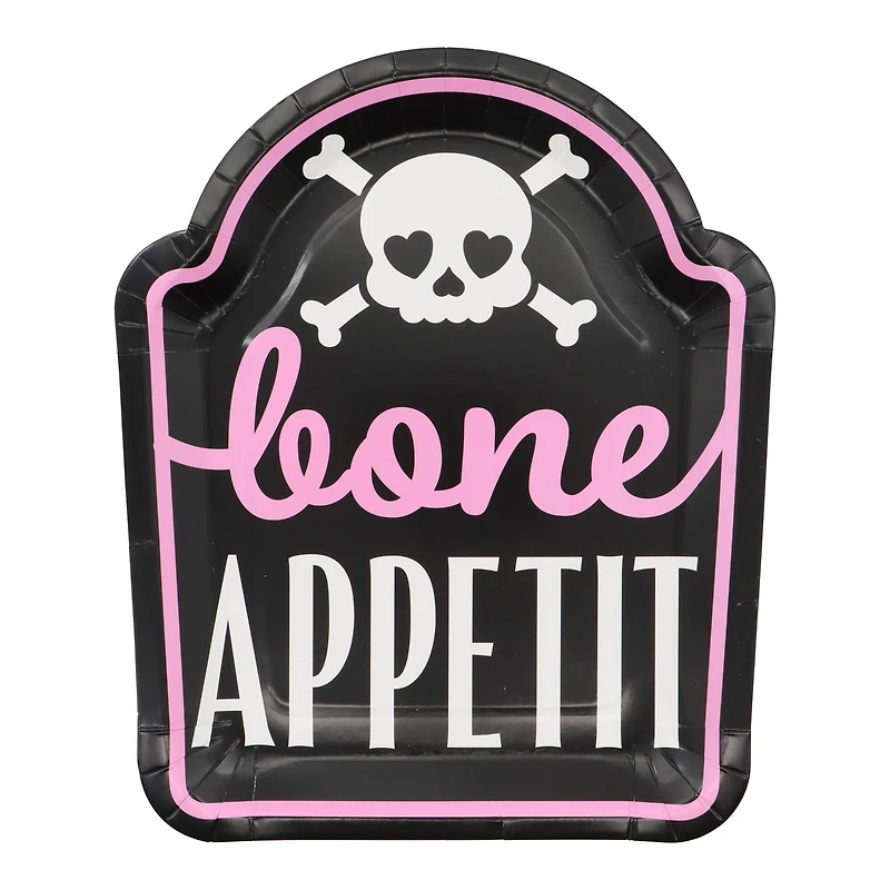 9" Bone Appetit Paper Plates, 12ct by Celebrate It™