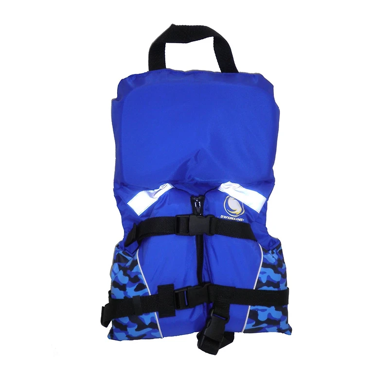 Swim Central 20" Blue Child Infant Life Jacket Vest with Handle