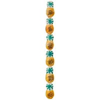 12 Pack: Yellow Pineapple Ceramic Beads, 22mm by Bead Landing™