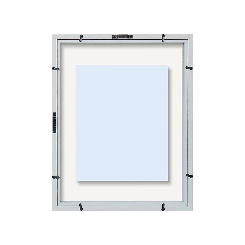 Home™ White Distressed Float Frame by Studio Décor
