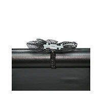 JAM Paper Black Jazz Swirl Ballet Wristlet, 6ct.