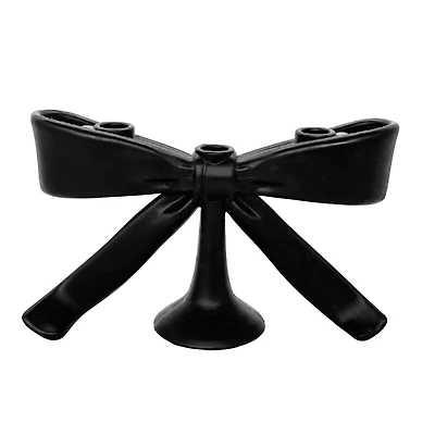 Christmas Bow Taper Candle Holder by Ashland