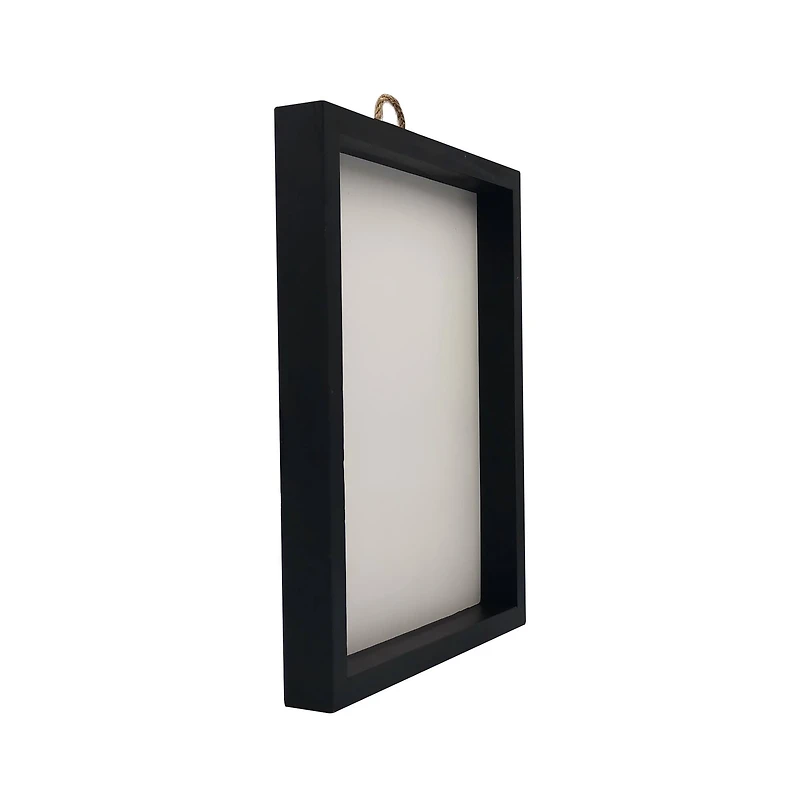 6 Pack: 8" x 10" White Plaque with Black Frame by Make Market®