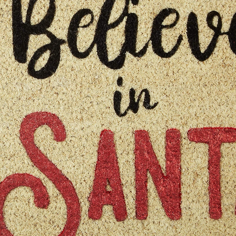 DII® We Believe In Santa Glitter Doormat