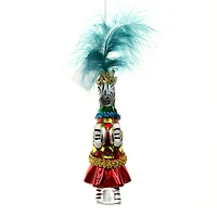 8" Zebra in Dress Glass Ornament by Ashland®