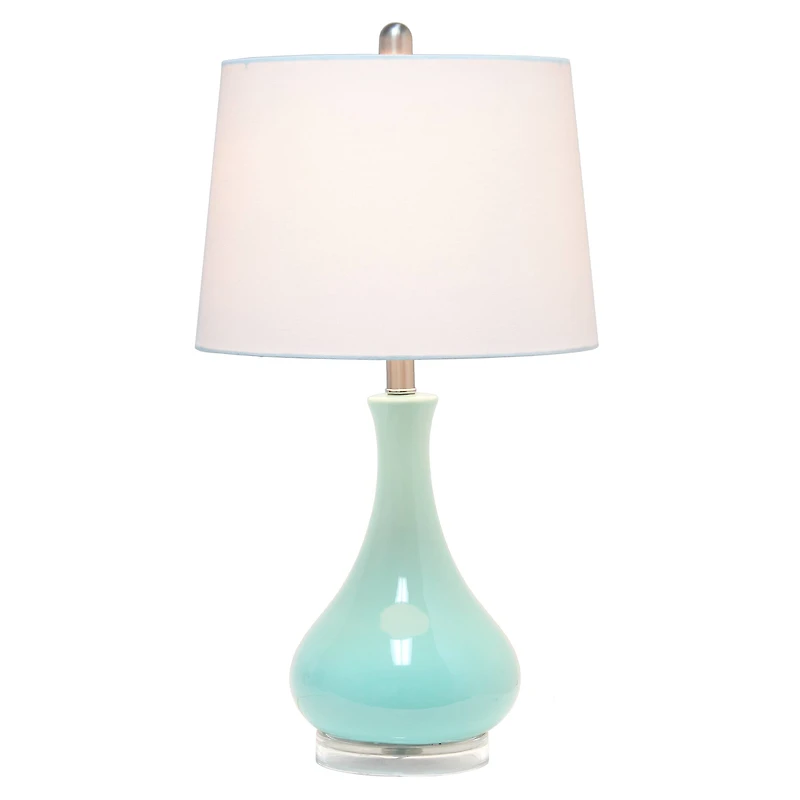 Lalia Home 26" Droplet Table Lamp with Fabric Shade