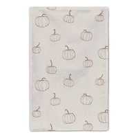 Give Thanks Orange Pumpkin Tea Towel Set