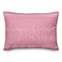 Always Yours Throw Pillow