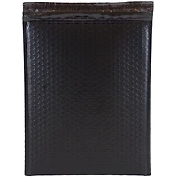 JAM Paper 9" x 12" Black Matte Bubble Padded Mailers with Self Adhesive Closure, 12ct.
