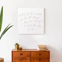 When You Love Someone 20" x 20" Canvas Wall Art