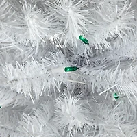 4ft. Pre-Lit White Artificial Christmas Tree, Green Lights