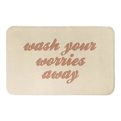 Wash the Worries Away 34" x 21" Bath Mat