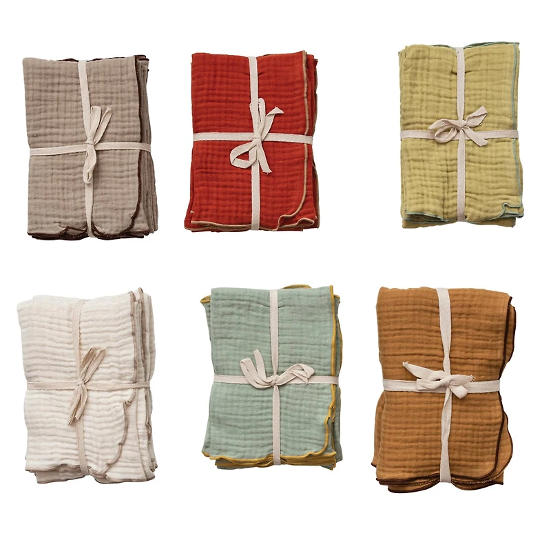 Hello Honey® Square Woven Double Cloth Napkins Set