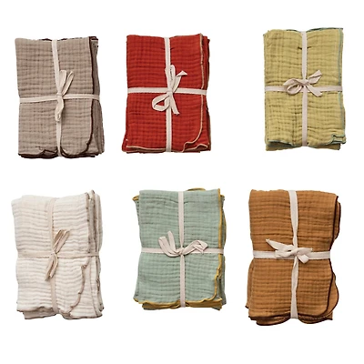 Hello Honey® Square Woven Double Cloth Napkins Set