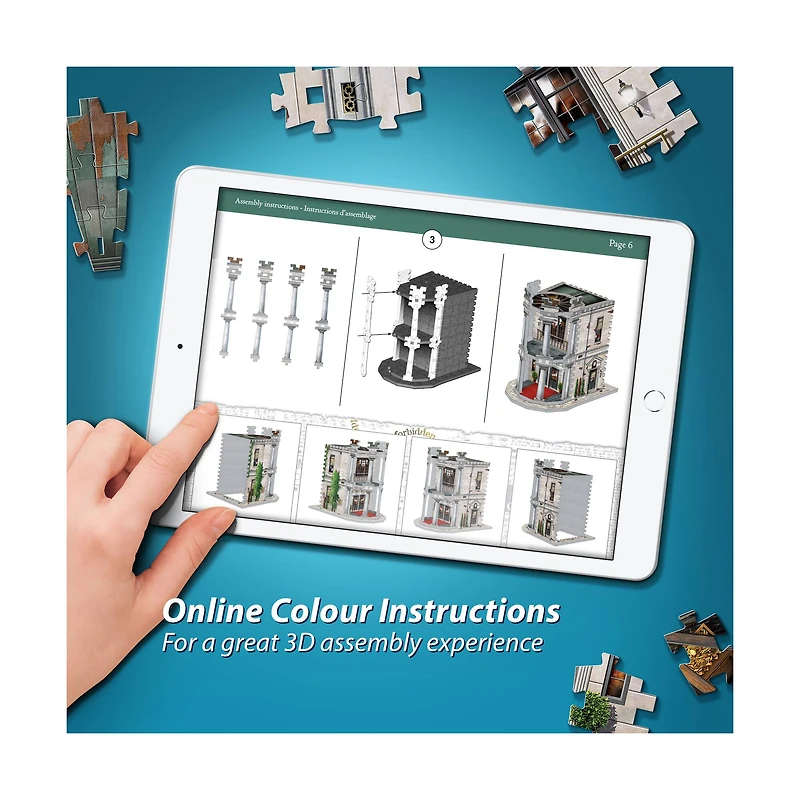 Harry Potter Diagon Alley Collection - Gringotts Bank 3D Puzzle: 300 Pcs