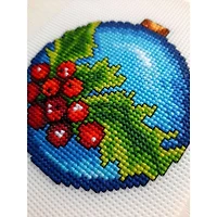 Crafting Spark Christmas Ornaments Plastic Canvas Counted Cross Stitch Kit