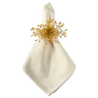 DII® Gold Beaded Burst Napkin Rings, 6ct.