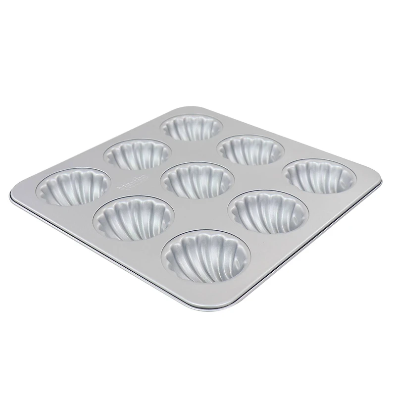 Martha Stewart 11" 9-Cup Carbon Steel Madeline Pan