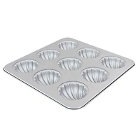 Martha Stewart 11" 9-Cup Carbon Steel Madeline Pan