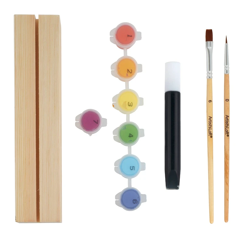 Rainbow Paint-by-Number Acrylic Surface Kit by Artist's Loft®