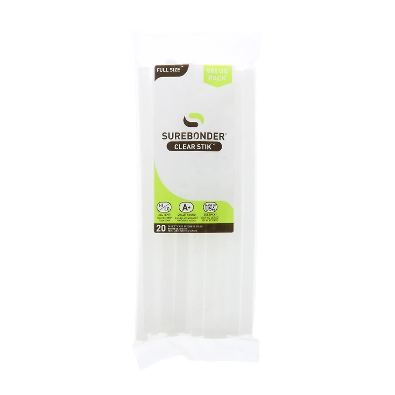 Surebonder® Clear Stik™ Glue Sticks, 20ct.