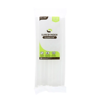 Surebonder® Clear Stik™ Glue Sticks, 20ct.