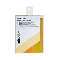 Cricut Joy™ Insert Cards Cream & Gold Matte Holographic