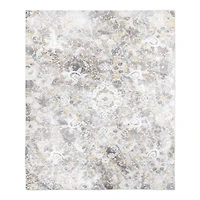 Faded Ornate Sherpa Fleece Blanket