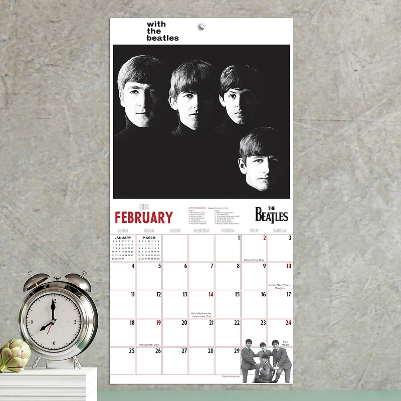 TF Publishing 2024 The Beatles Mini Calendar