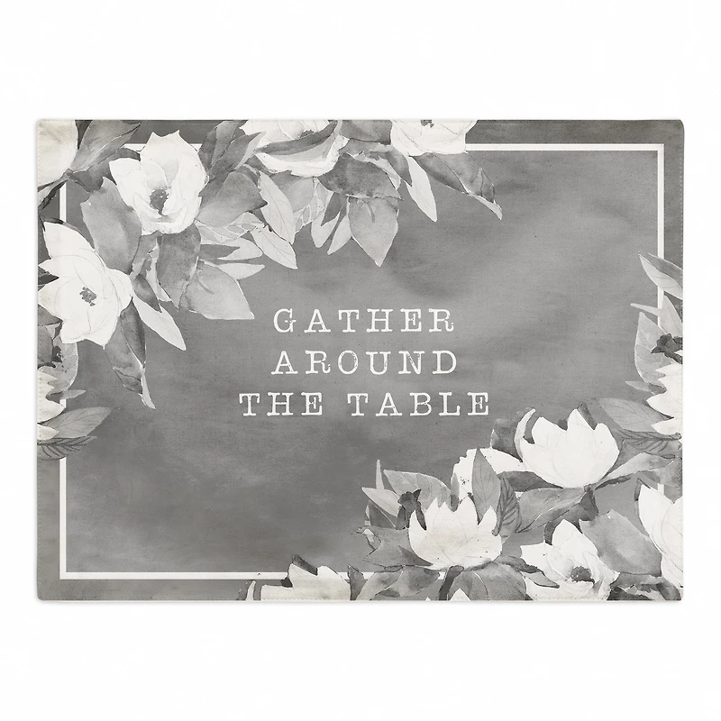 Gather Around the Table 18" x 14" Cotton Twill Placemat