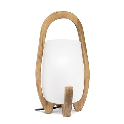 Lalia Home Organix 15" Natural Wood Table Lamp