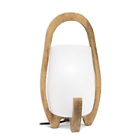 Lalia Home Organix 15" Natural Wood Table Lamp