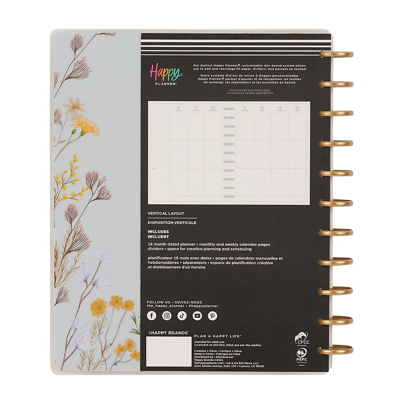 The Big Happy Planner® Spring Fields