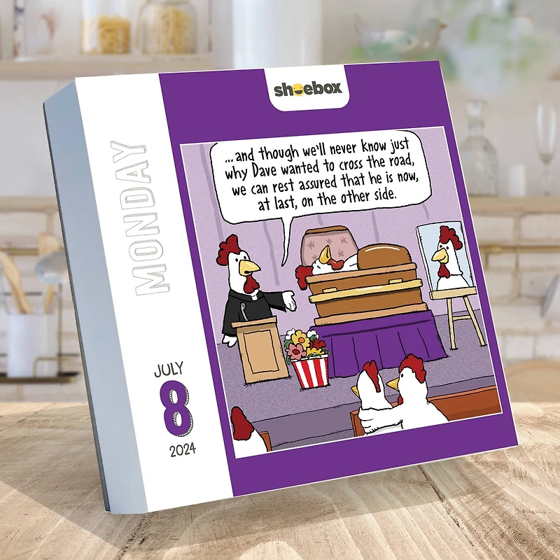 TF Publishing 2024 Shoebox Daily Desktop Calendar