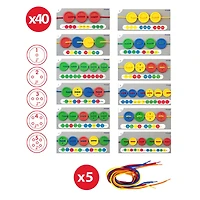 Miniland Activity Buttons, 57 Pieces