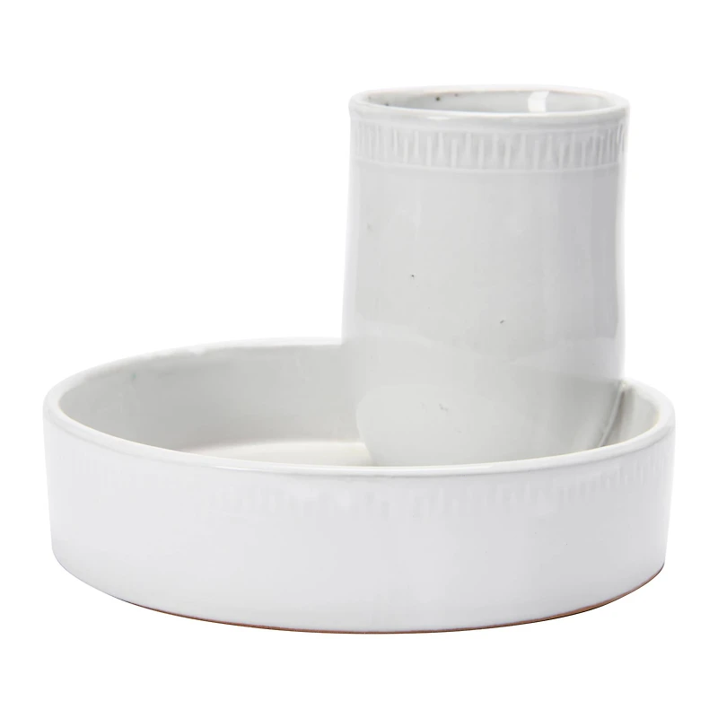 Hello Honey® 6.7" White Terra Cotta Tray
