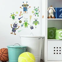 RoomMates Robots Peel & Stick Wall Decals