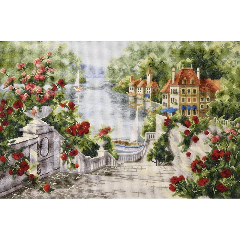 Charivna Mit Holidays by the Sea Counted Cross Stitch Kit