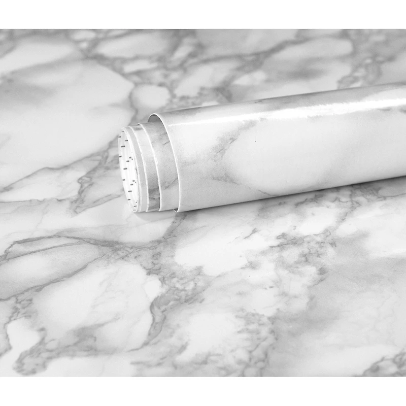 Fablon Marble Grey Blue Adhesive Film, 2ct.