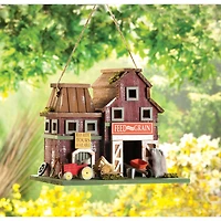 10.25" Rustic Farmstead Birdhouse