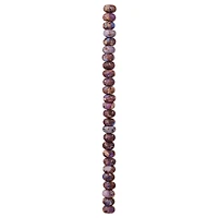 Amethyst Jasper Rondelle Beads, 8mm by Bead Landing™