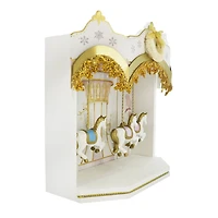 9.5" White & Gold Carousel Tabletop Décor by Ashland®