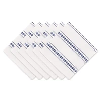 DII® French Blue Zig Dobby Stripe Cloth Dinner Napkins, 6ct.