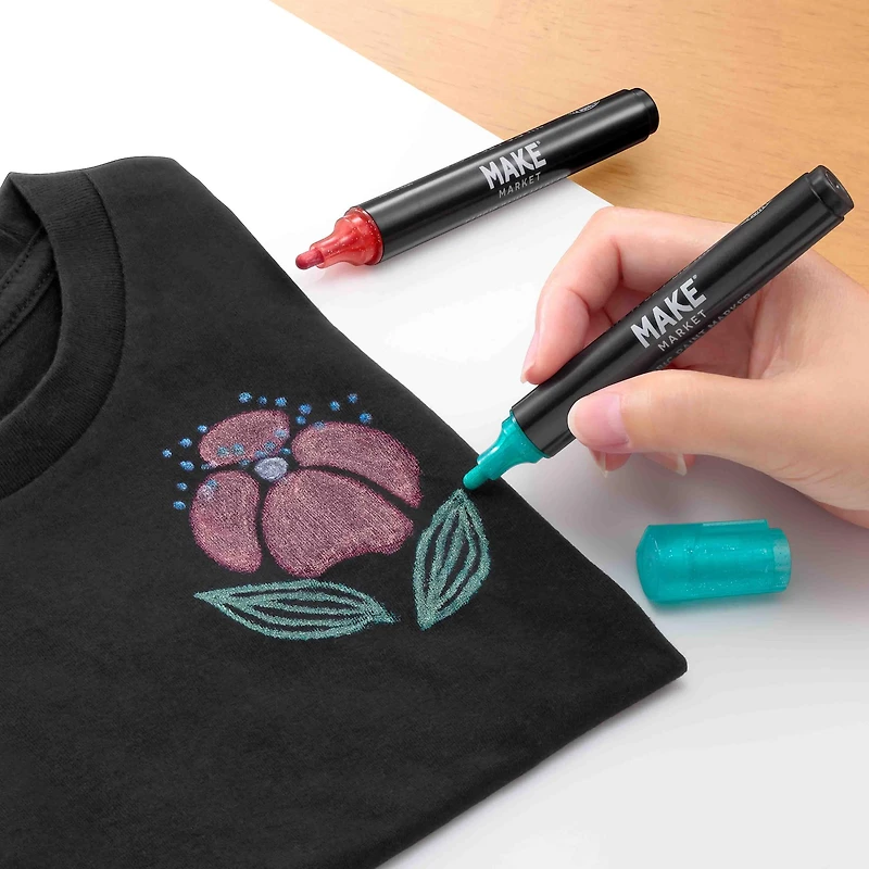 Glitter Fabric Paint Marker Set by Make Market®