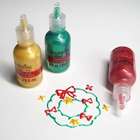 Red, Green & Gold Shimmer Glue Set by Recollections™