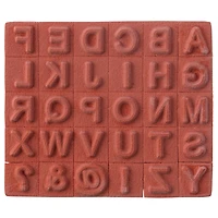 Uppercase Alphabet Wood Stamp Set by Recollections