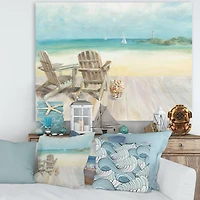 Designart - Seaside Morning no Window