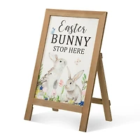 Glitzhome® 24" Easter Wooden Porch Sign
