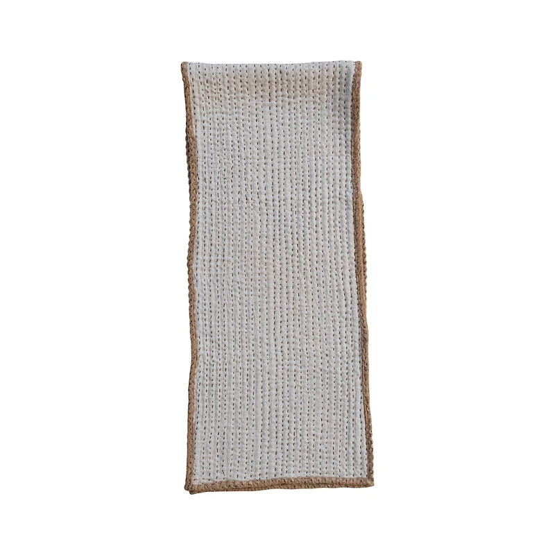 Hello Honey® 6ft. Brown Waffle Weave Cotton Table Runner